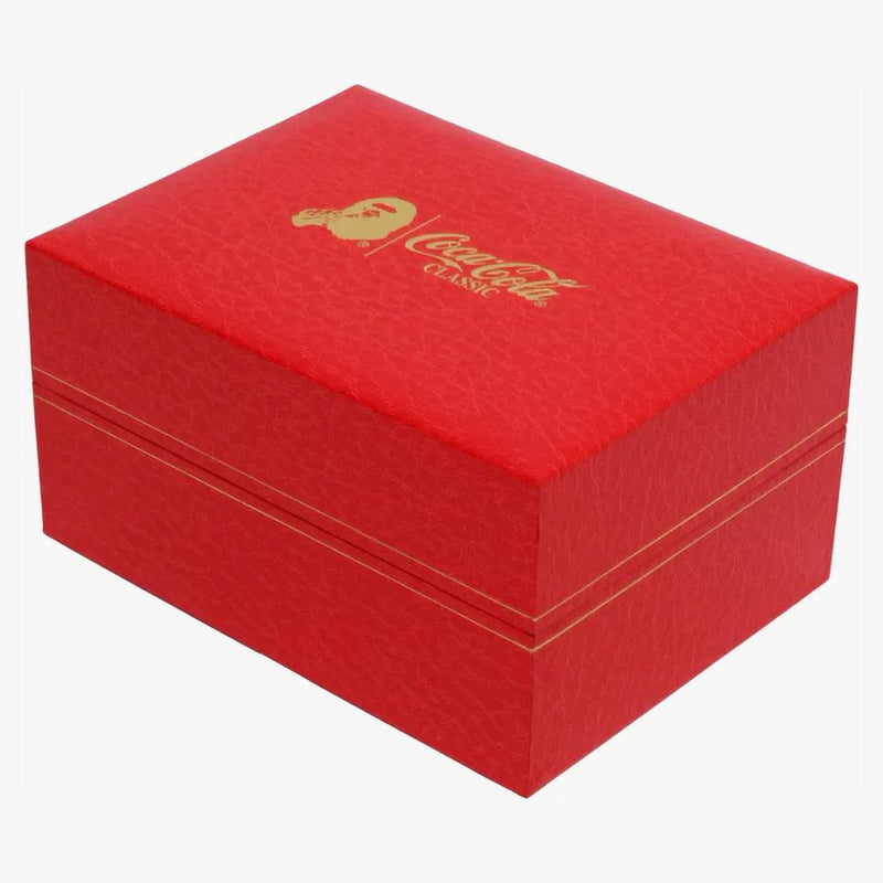 Bape X Coca-cola Classic Type 2 Bapex Watch Red