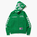 Bape X Coca Cola Full Zip Hoodie Green