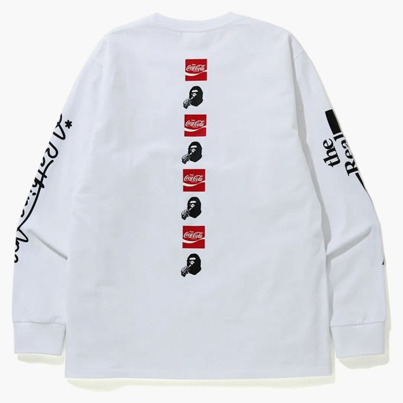 BAPE X Coca Cola L/s Tea White