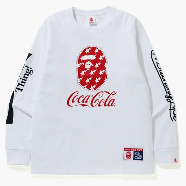 BAPE X Coca Cola L/s Tea White