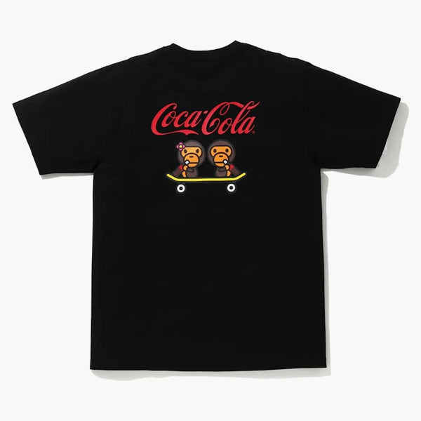 Bape X Coca Cola Milo Skateboarding Tea Black