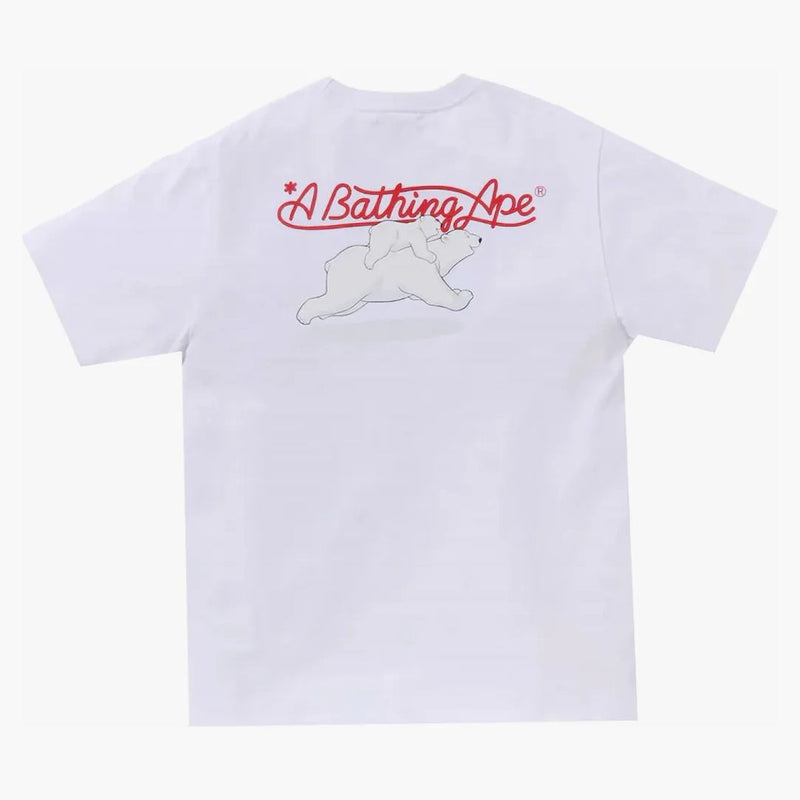 Bape X Coca-cola Photo Ape Head Tee White
