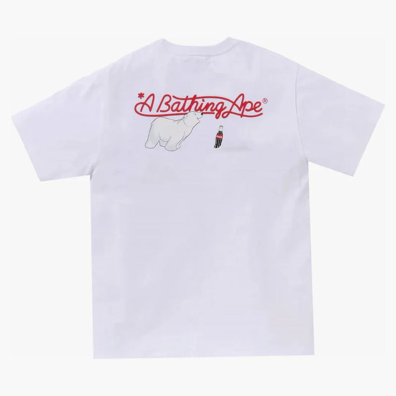 Bape X Coca-Cola Polar Bear Tea White