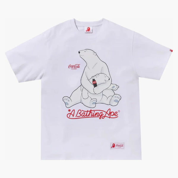 Bape X Coca-Cola Polar Bear Tea White