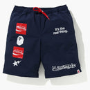 Bape X Coca Cola Shorts Navy
