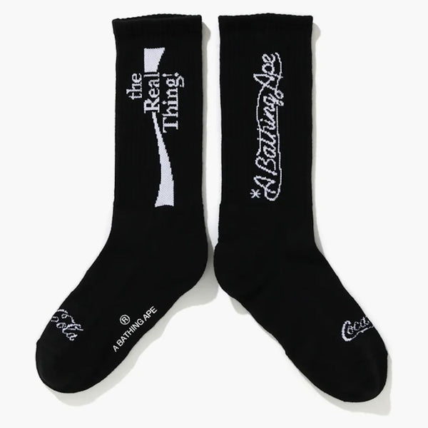 BAPE X COCA COLA SOCKS Black