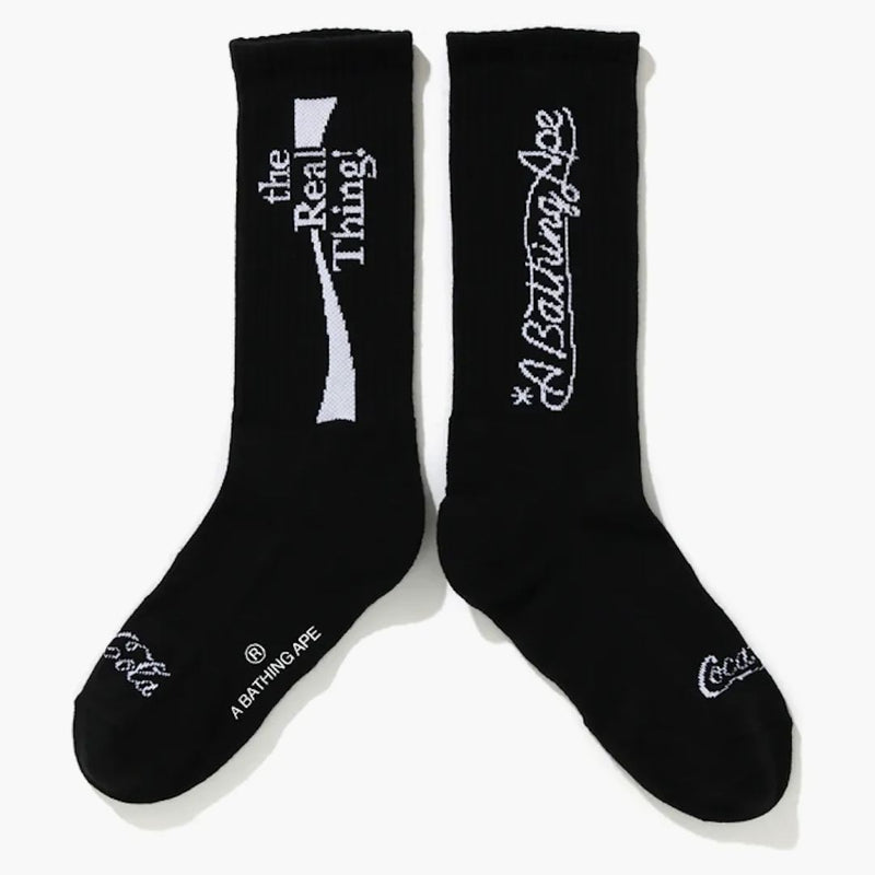 BAPE X COCA COLA SOCKS Black