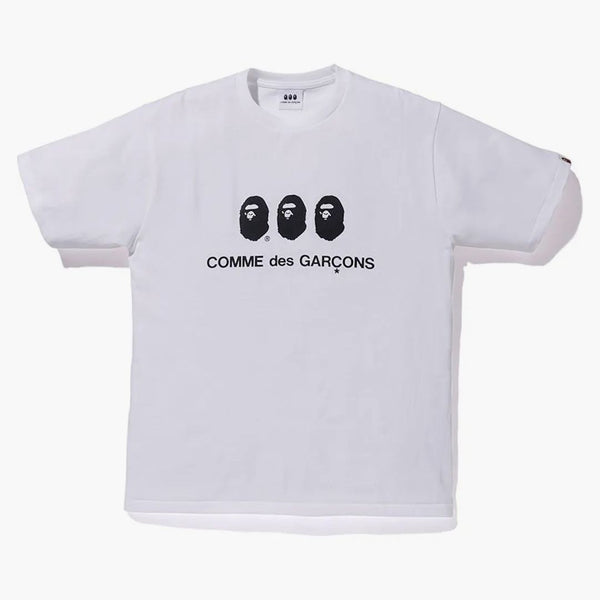 Bape X Comme des Garcon #1 Tee White