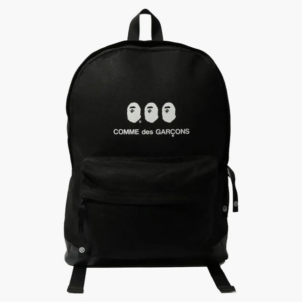 BAPE X Comme del paquete de día de Garcon Osaka Negro