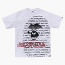 Bape x Comme of the Garcon Osaka II Tee White
