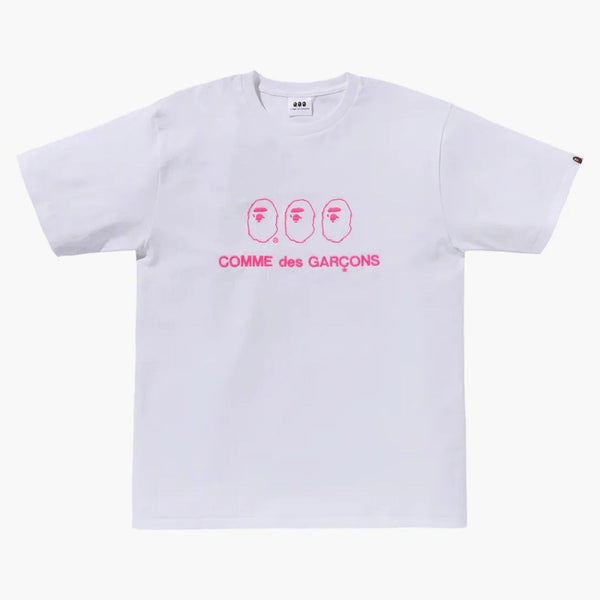BAPE X COMME DES GARCON OSAKA I TEE WHITE