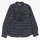 Bape X Concepts Oxford Check Bd Shirt Black