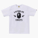 Bape X Concepts Tee White
