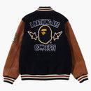 Bape X Concepts Varsity Jacket Navy