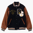 Bape X Concepts Varsity Jacket Navy