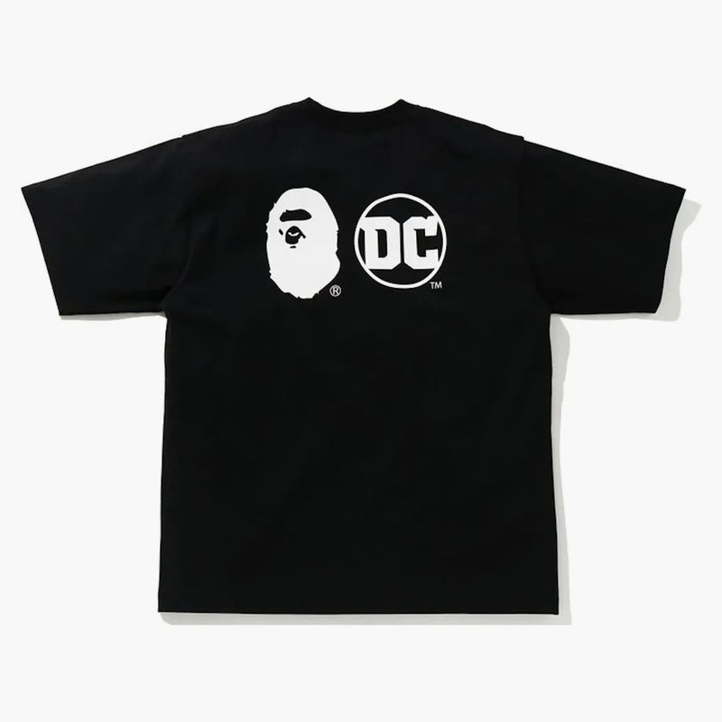 Bape x dc baby milo batman relaxed fit tee černé