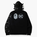 BAPE X DC Batman Full Zip Hoodie Black