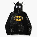 BAPE X DC Batman Full Zip Hoodie Black