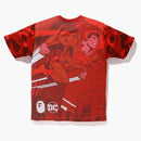 Bape X DC Superman Color Camo Tea Red