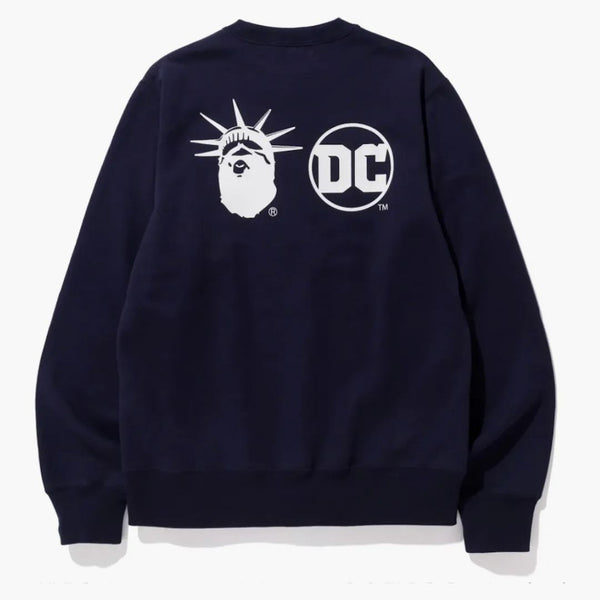 BAPE X DC Superman Crewneck Navy