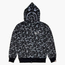 Bape X Dover Street Market Special Camo Shark Full Zip Hoodie Black