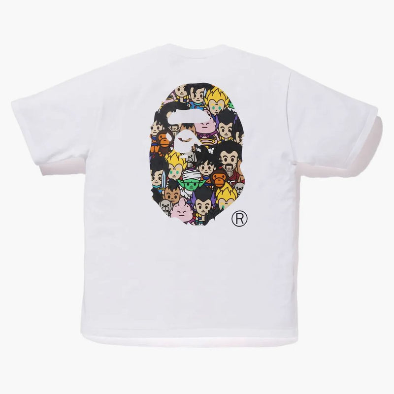 Bape X Dragon Ball Z Ape Head Tea White