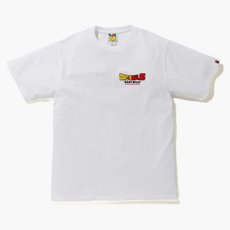 Bape x Dragon Ball z baby milo asnka tee bílý