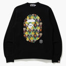 Bape x Dragon Ball Z Baby Milo Big Ape Head Crewneck Black