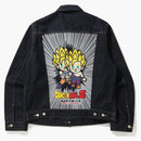 Bape X Dragon Ball Z Baby Milo Big Ape Head Denim Jacket Indigo