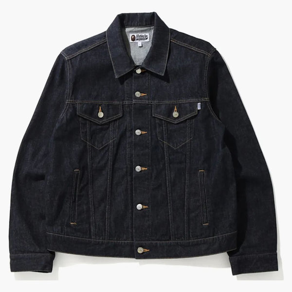 Bape X Dragon Ball Z Baby Milo Big Ape Head Denim Jacket Indigo