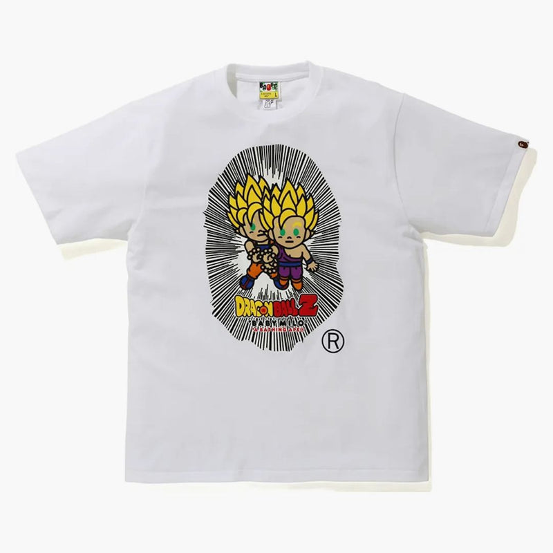 Bape X Dragon Ball Z Baby Milo Big Ape Head Tee White