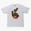 BAPE X Dragon Ball Z Baby Milo Cell & Cell Jr Tee White