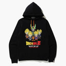 Bape X Dragon Ball Z Baby Milo Super Saiyan & Cell Pullover Hoodie Black