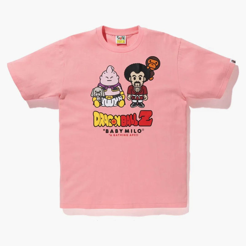 Bape X Dragon Ball Z Majin Buu and Mr. Satan Baby Milo Tea Pink