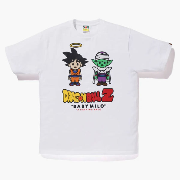 Bape X Dragon Ball Z Son Goku & Piccolo Baby Milo Tee White