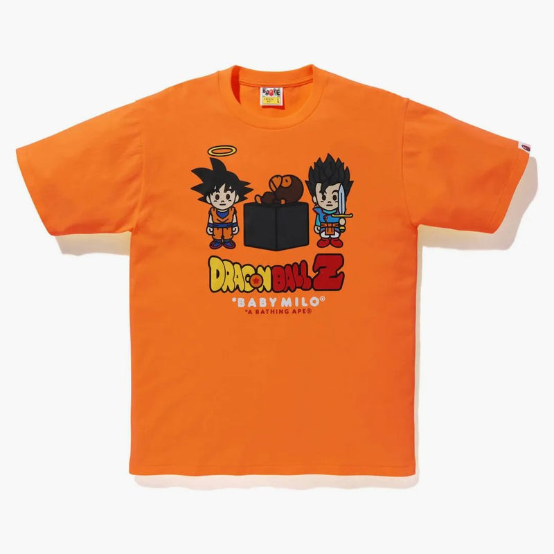 Bape x Dragon Ball z Syn Goku a syn Gohan Baby Milo Tea Orange