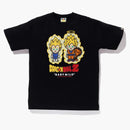 Bape X Dragon Ball Z Super Saiyan Vegeta & Son Goku Baby Milo Tea (Kids) Black