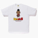 Bape X Dragon Ball Z Uub & Majin Buu Baby Milo Tee White