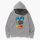 Bape X Dragonball Super Son Goku & Vegeta Hoodie Gray