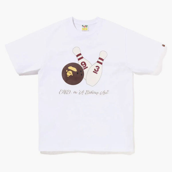 Bape X End. Bowling #1 Tea White