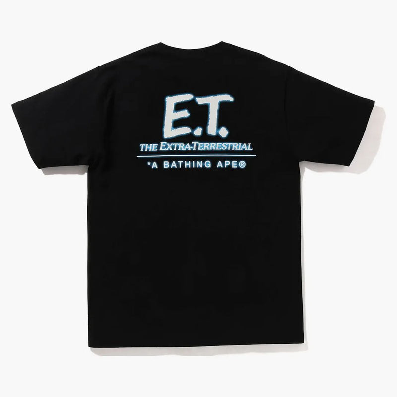 Bape X E.T. Ape head tea black gid