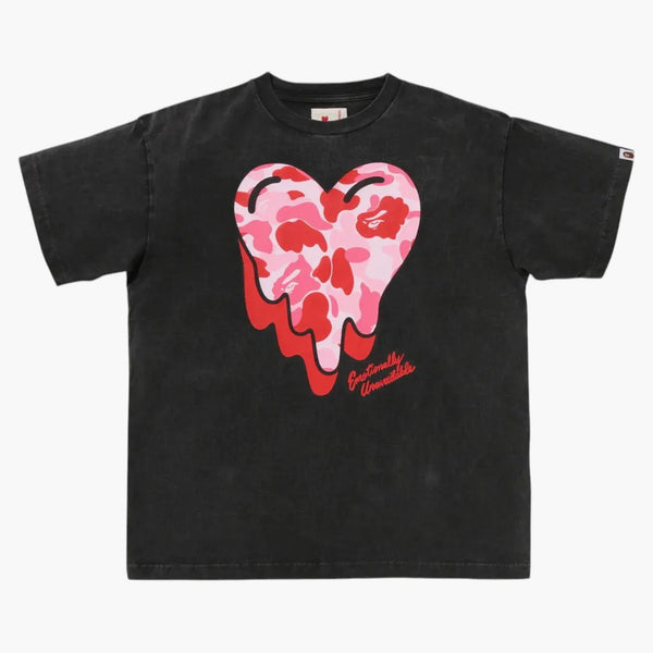 BAPE X Emocionálně nedostupný čaj ABC Camo Černý