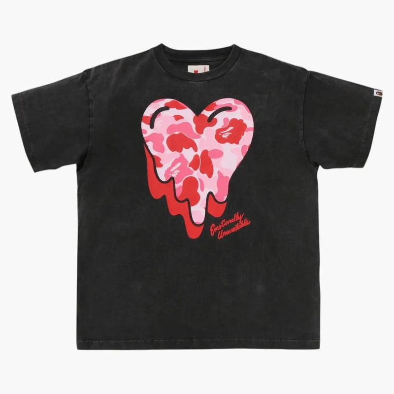 BAPE X Emocionálně nedostupný čaj ABC Camo Černý