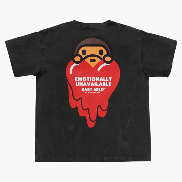 BAPE X Emocionálně nedostupné dítě milo černé čaj