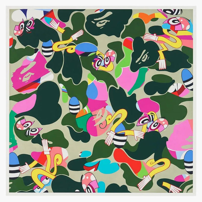 Bape X Erickink Green by Eric Inkala Print