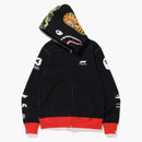 Bape X F1 Shark Full Zip Hoodie Black