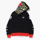 Bape X F1 Shark Full Zip Hoodie Black