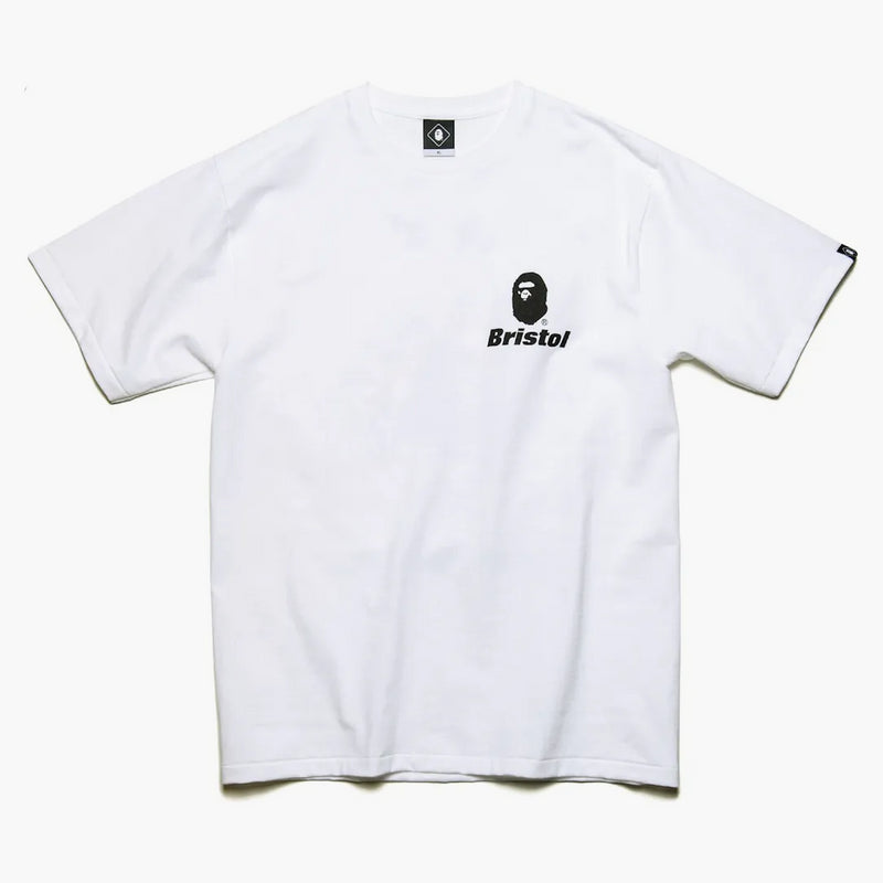 Bape X F.C.R.B. Back emblem tea white