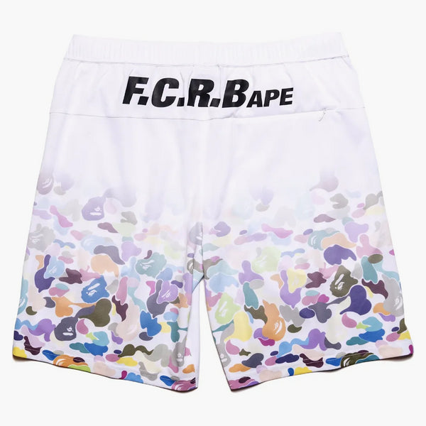 Bape X F.C.R.B. Game Shorts White