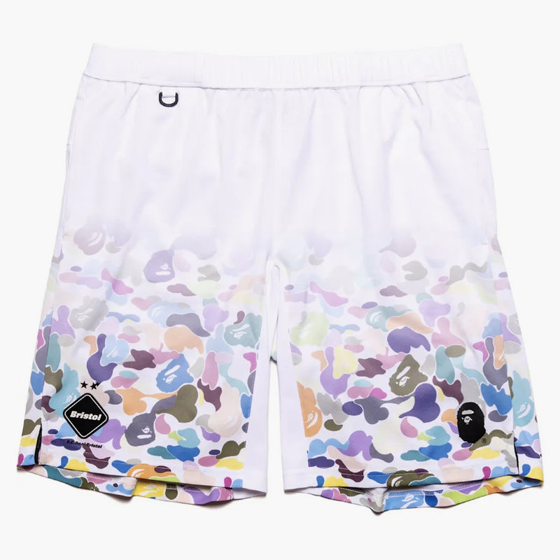 Bape X F.C.R.B. Game Shorts White